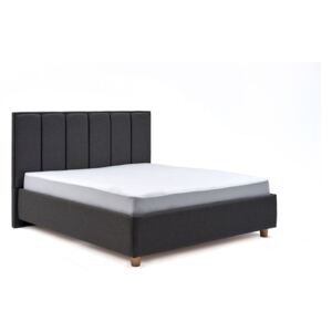Wega sötétszürke kétszemélyes ágy tárolóhellyel, 180 x 200 cm - AzAlvásért