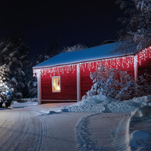 Blumfeldt Dreamhouse karácsonyi fényfüzér, 24 m, 480 LED, hideg fehér, hóhullás hatás