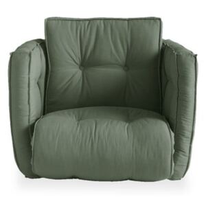 Dice Olive Green zöld kinyitható fotel - Karup Design