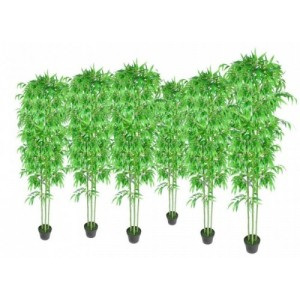 Lakberendezés 6 db. Bambusz Műnövény