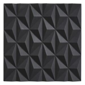 Origami Beak fekete szilikon edényalátét - Zone