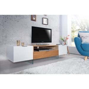 TV asztal PONYX 160 cm - fehér