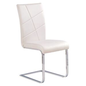 HAL-K108 fémvázas szék, textilbőr