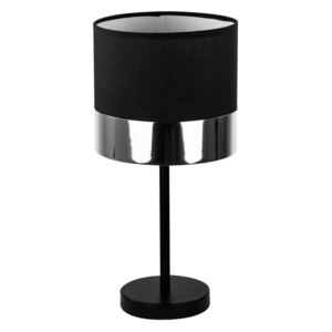 Asztali lámpa fekete, ezüst - ART DECO