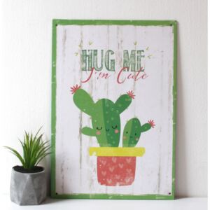 Táblakép, kaktusz, 27x39 cm, zöld - HUG ME