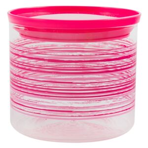 Tároló üveg rózsaszín 5 dl - RAINBOW