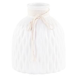 Kerámia váza, 15 cm, fehér - CRINOLINE