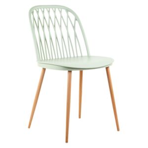 Modern műanyag szék, menta - CIGALE