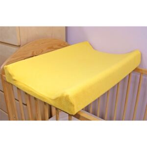 Baby Nellys Jersey lepedő pelenkázó lapra, 60cm x 80cm - sárga