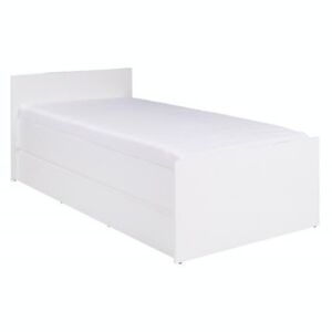 Egyszemélyes ágy 80 cm Cortez C 08 (fehér) (ágyráccsal)