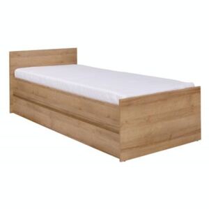 Egyszemélyes ágy 80 cm Cortez C 08 (riviera tölgy) (ágyráccsal)