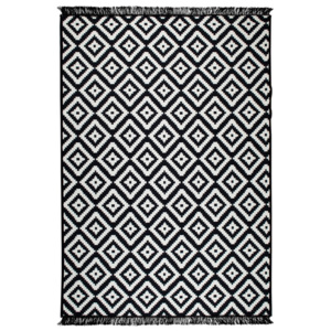 Homedebleu Helen fekete-fehér kétoldalas szőnyeg, 80 x 150 cm