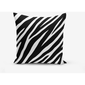 Black White Zebra fekete-fehér pamutkeverék párnahuzat, 45 x 45 cm - Minimalist Cushion Covers