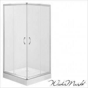 Deante FUNKIA 80x80 cm-es szögletes zuhanykabin + zuhanytálca - Matt
