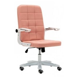 Irodai szék, fehér|rózsaszín, ZARGO