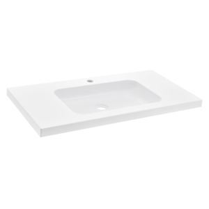 [neu.haus]® Beépíthető mosdókagyló (90 x 46 x 12,5 cm) - fehér