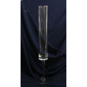 Üveg váza állványon (m. 49 cm) méret