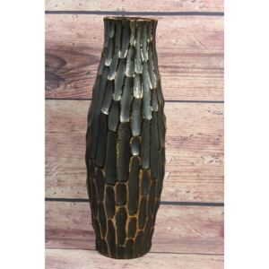 Kerámia váza - arany-szürke (m. 38,5 cm) méret