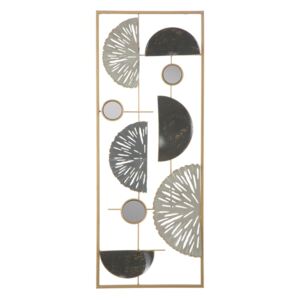 Geometric fém fali dekoráció, 28,5 x 74 cm - Mauro Ferretti