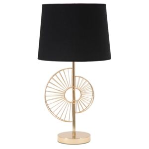 Glam Half fekete-aranyszínű asztali lámpa, magasság 61 cm - Mauro Ferretti