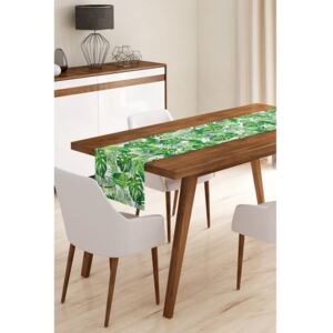 Green Jungle Leaves mikroszálas asztali futó, 45 x 145 cm - Minimalist Cushion Covers