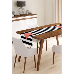 Stripes with Heart mikroszálas asztali futó, 45 x 145 cm - Minimalist Cushion Covers