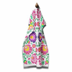 Domarex Folk konyhai törlőruha, lila, 45 x 70 cm