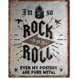 Rock n Roll Posters fémplakát, (30 x 42 cm)
