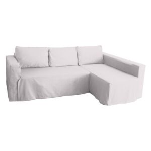 Manstad kanapé huzat jobb oldali ágyneműtartóval - törtfehér