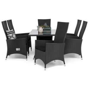 Asztal és szék garnitúra VG6008 Fekete