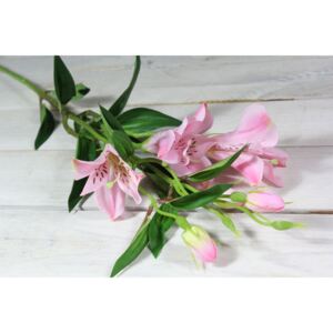 Mű virágcsokor LILIOM - rózsaszín (m. 80 cm) méret 120