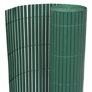 Zöld kétoldalas PVC kerti kerítés 150 x 300 cm
