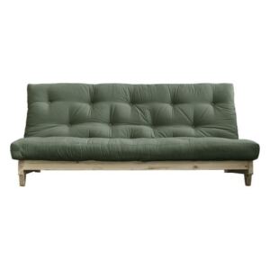 Fresh Natural/Olive Green zöld kinyitható kanapé - Karup Design