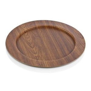 Ovális barna tányér, ø 32,5 cm - Evelin