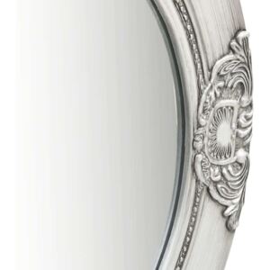VidaXL ezüstszínű barokk stílusú fali tükör 50 cm