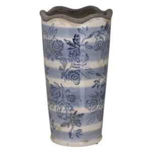 Antigue kék-fehér kerámia váza, ⌀ 13,5 cm - InArt