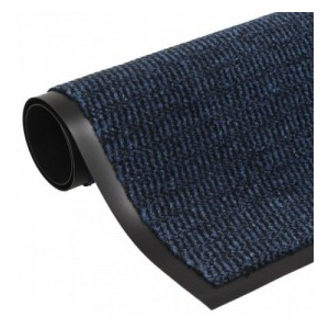 Négyszögletes szennyfogó szőnyeg 40 x 60 cm kék