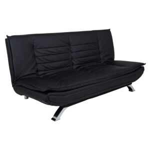 Ízléses ágyazható kanapé Alun 196 cm - fekete
