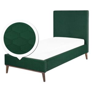 Egyszemélyes ágy 90 cm BARON (ágyráccsal) (zöld)