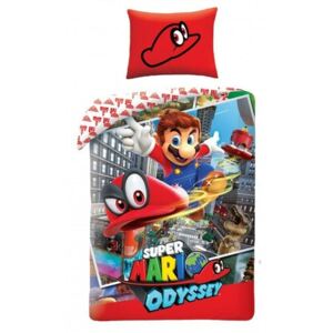 Super Mario pamut ágynemű, 140 x 200 cm, 70 x 90 cm