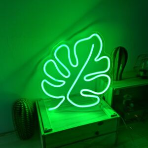 Leaf zöld világító fali dekoráció - Candy Shock