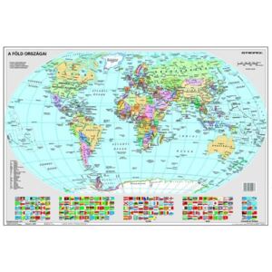 Könyökalátét, kétoldalas, STIEFEL Föld országai/Gyermek-világtérkép (VTK06)