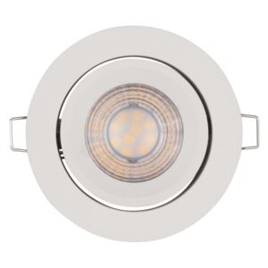 LEDVANCE LED Spot Set Simple Dim 3x5W 2700K AC White, beltéri, fehér mennyezeti mélysugárzó lámpa, 5 W, fogl: LED modul, IP20 védelem, 2700 K színhőmérséklet, 400 lm fényerő, 5 év gar. 4058075273184