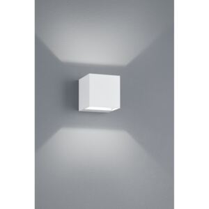Trio ADAJA 226860231 Kültéri fali LED lámpa matt fehér fröccsöntött alumínium incl. 2 x SMD, 3W, 3000K, 240Lm 240lm IP54 A+