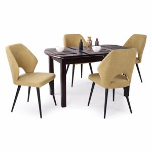 Dante asztal Aspen székekkel | 4 személyes étkezőgarnitúra