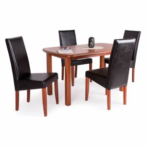 Dante asztal Berta székekkel | 4 személyes étkezőgarnitúra