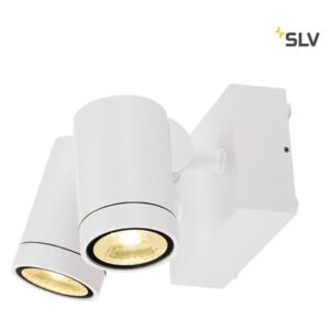 HELIA fehér LED állítható kültéri fali lámpa dupla