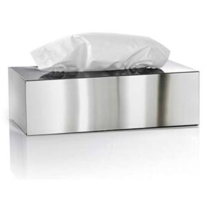 NEXIO polírozott acél kozmetikai törlő - zsebkendő tartó doboz