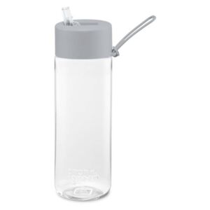 Original Bottle Harbour Mist Szürke 740ml Tritán átlátszó BPA mentes műanyag kulacs szívószáltartó sport kupakkal