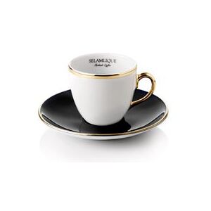 Török kávé szett - 2 csésze csészealjjal, fekete - Selamlique